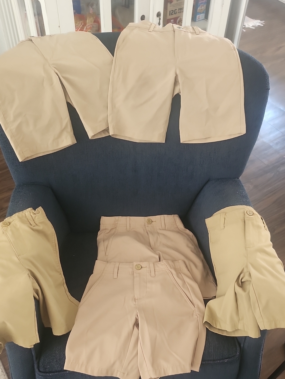 Lot of Khaki School Uniform Shorts